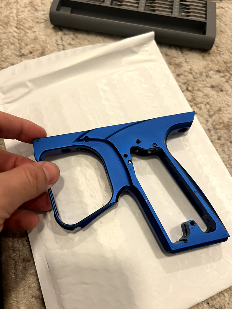 Shocker NXT Frame - Blue Anodized Paintball Marker Part