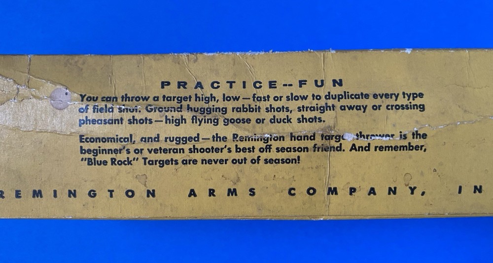 Vintage Remington Target-Thrower With Box