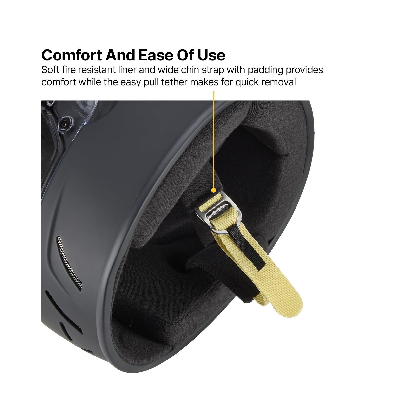 Speedway Motors Lightweight SA2025 Racing Helmet, Flt Black, L