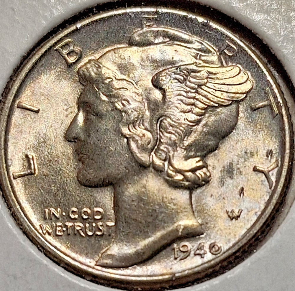1940 Mercury Dime