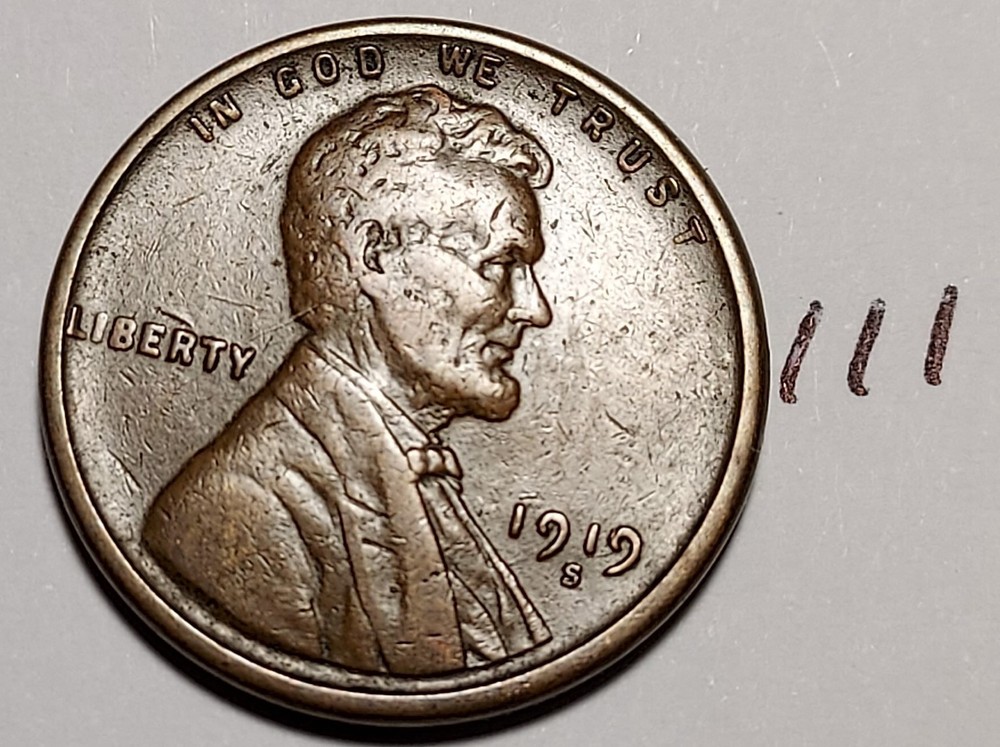 1919-S Lincoln Wheat Cent #111