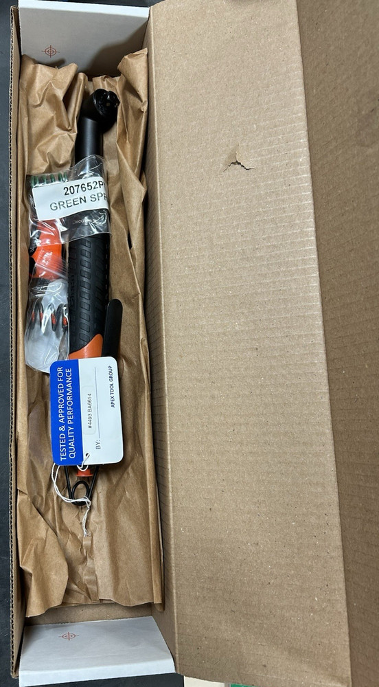 NEW APEX Tool Cleco Pneumatic Collar Reversible Angle Nutrunner 19RAA07AH3