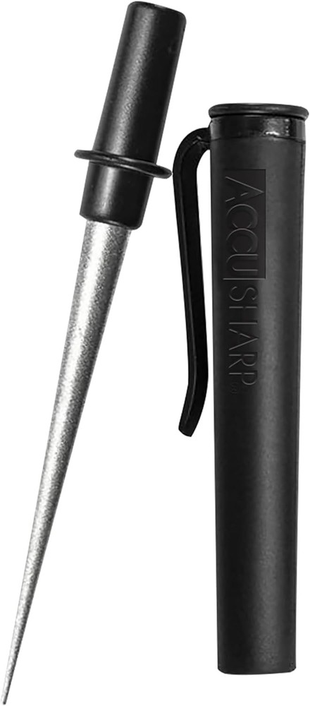 Diamond Compact Tapered Rod Sharpener, Portable Knife & Tool Sharpener for Serra
