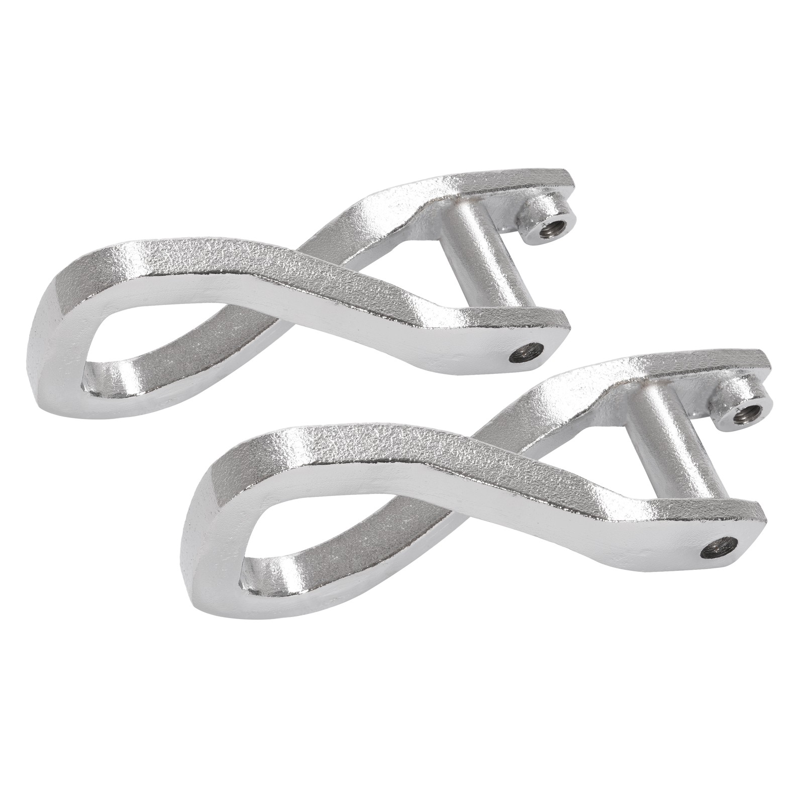 Front Chrome Tow Recovery Hooks w/ Bolts For GMC Sierra 1500 2019-2025 #84195902