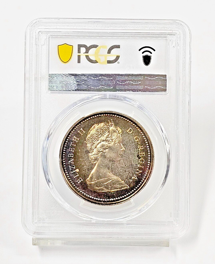 1972 Canada Voyager Ag S$1 PCGS SP67