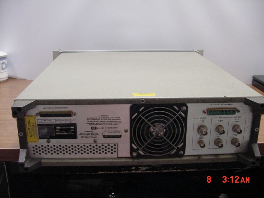 HP / Agilent 8510A 85102A Network Analyzer IF / Detector Section