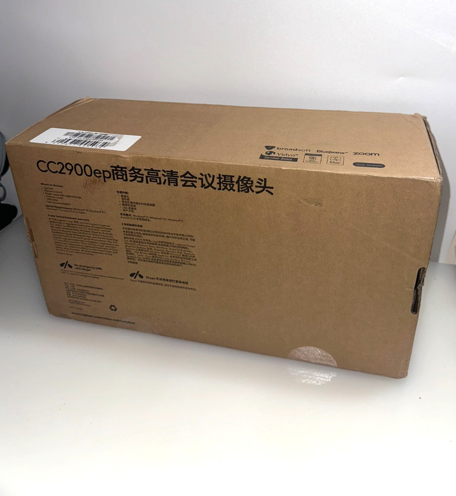 NEW Logitech PTZ Pro 2 Video Conference Camera-Black / Silver