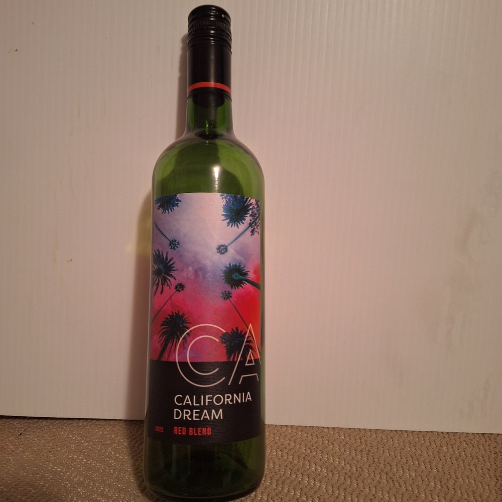 California Dream Empty Wine Bottles