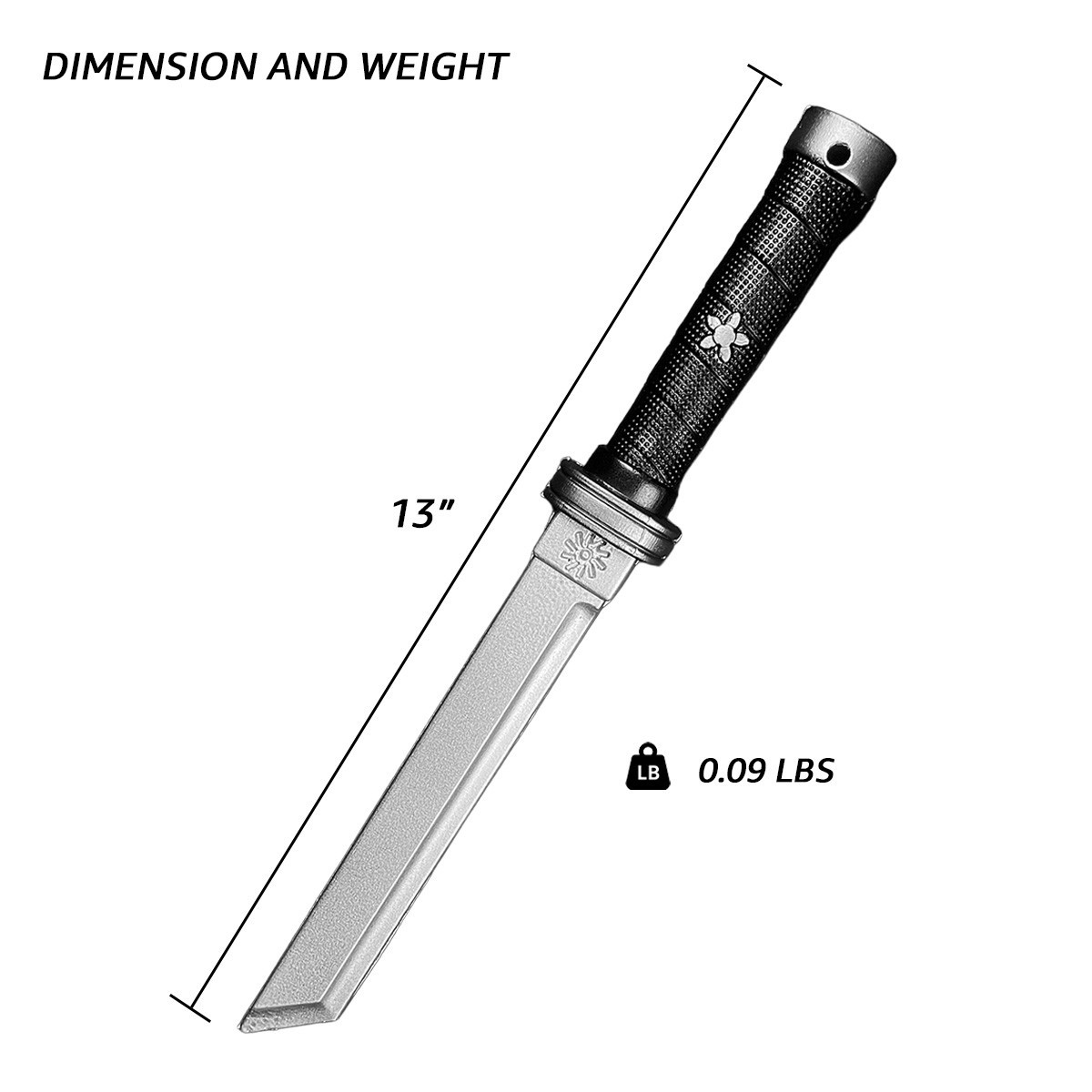 13" Foam Dagger Prop – Non-Functional Costume / Cosplay Knife Replica