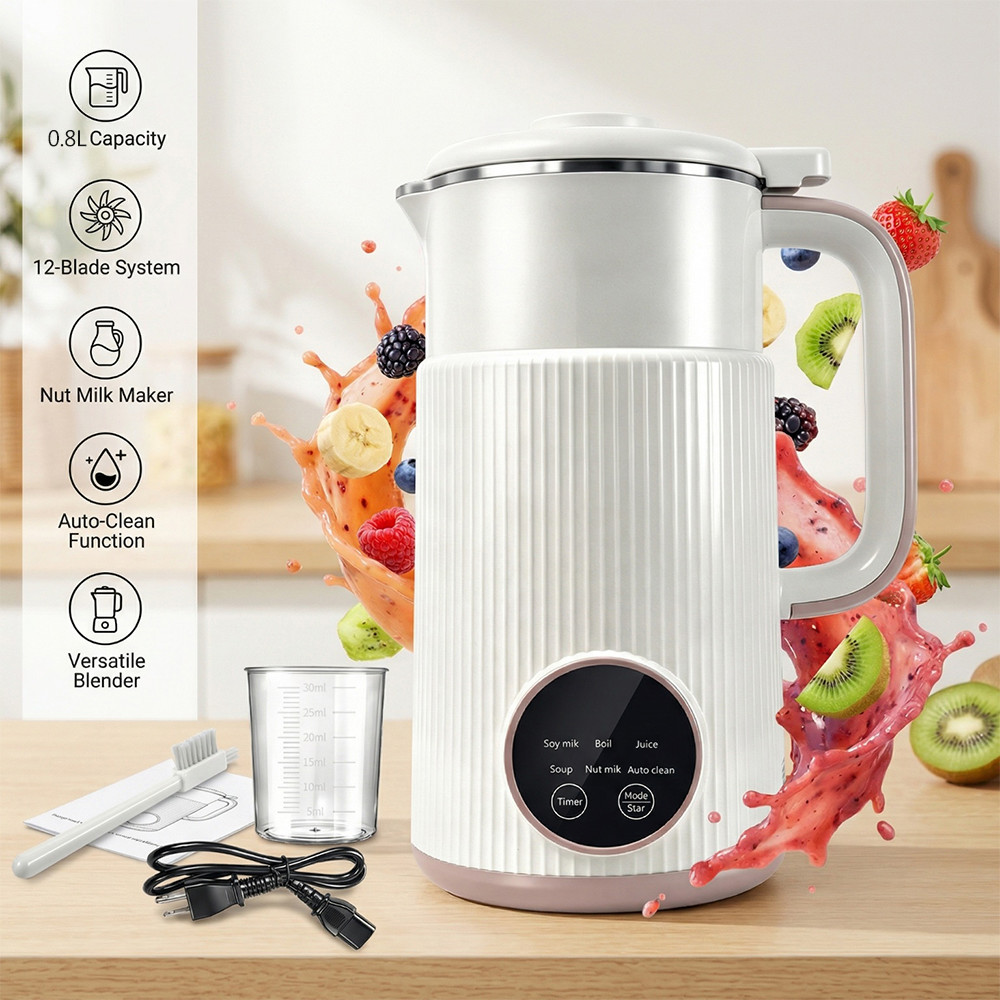Multifunctional 8 in 1 Nut Milk Maker Blender 27oz Automatic Soy Machine