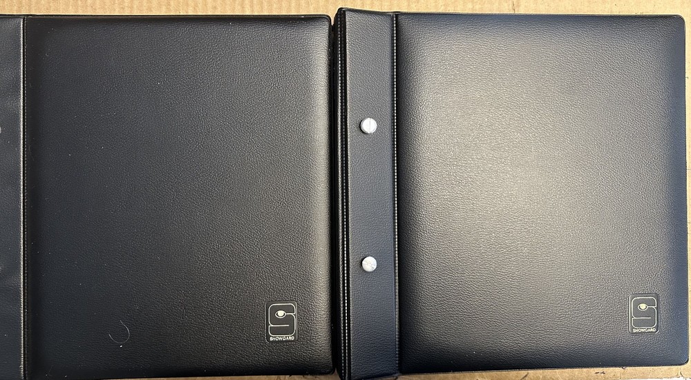 SHOWGARD ALBUMS HOLDS 80 ENVELOPES EACH SET OF 2