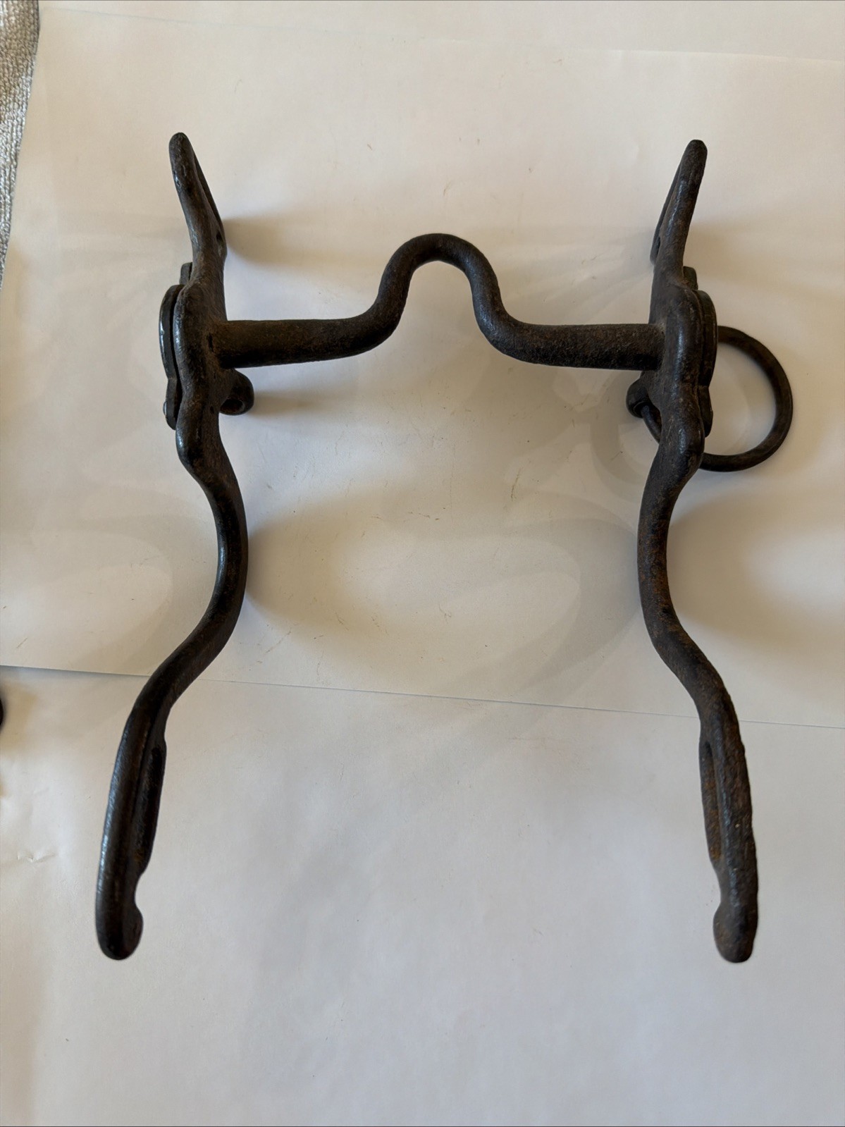 m1859 U.S. calvary horse bit Rare double rein Horse bit.