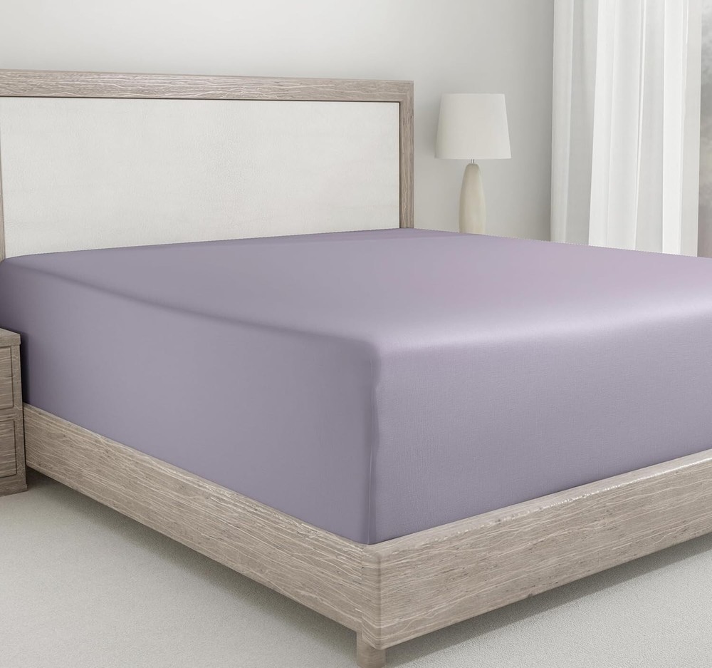Durable Full 400 Thread Count Fitted Sheet – No Pop-Off Elastic, Soft Comfort