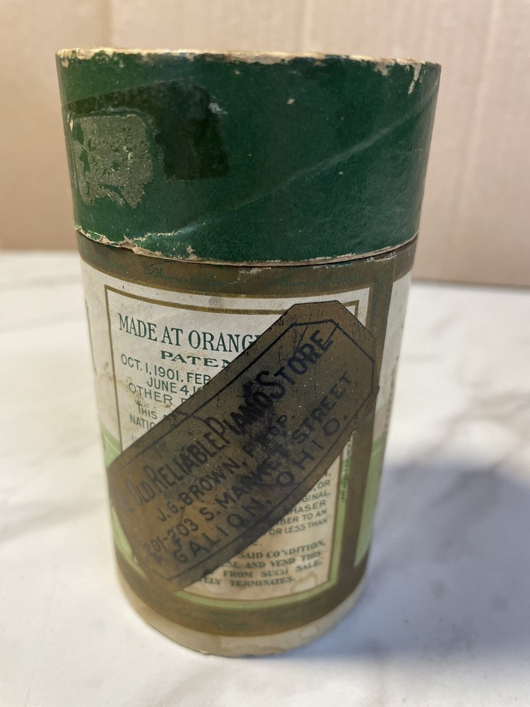 Edison Cylinder Dealer Tag Case