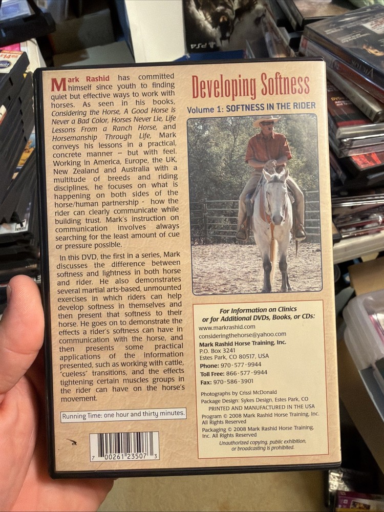 Developing Softness with Mark Rashid Vol. 1 softness in the Rider