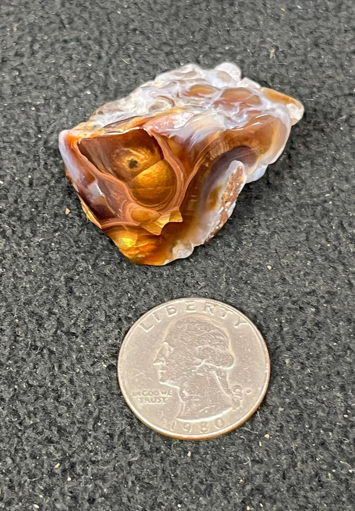 Fire Agate Polished Display