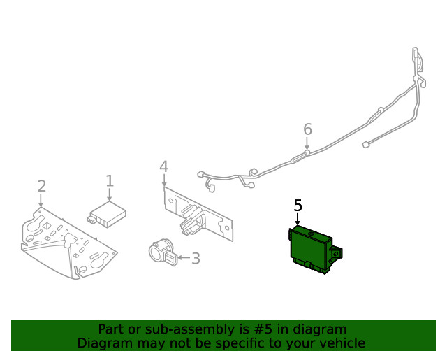 Genuine Nissan Control Module 28532-6RA0A