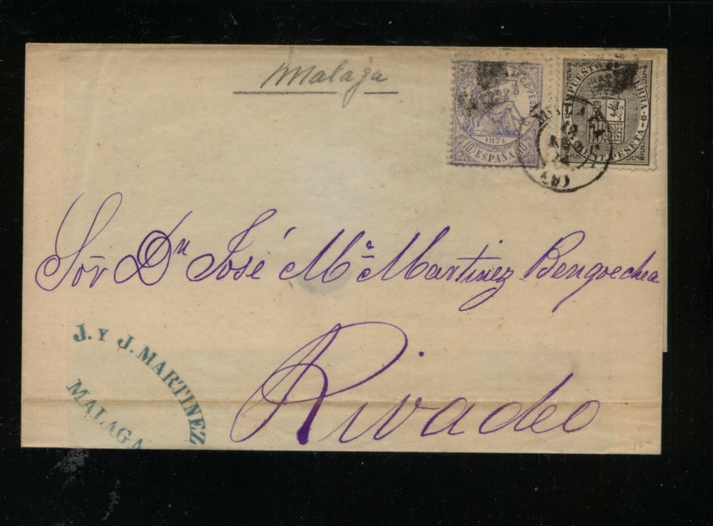 Spain  early  folded  envelope         MS0108