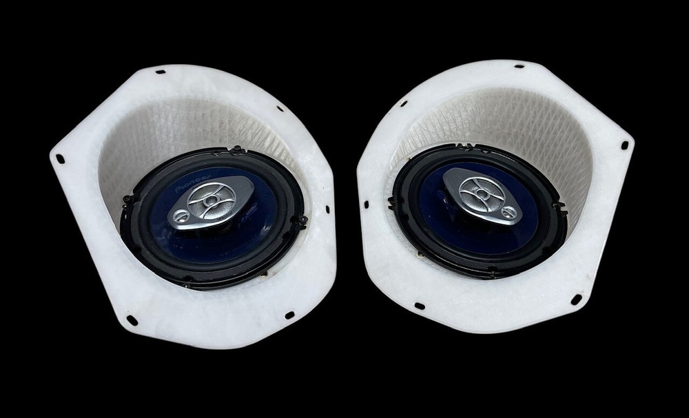 1959-1970, GM Full Size, Impala Kick Panel Vent, 6.5" Speaker Buckets