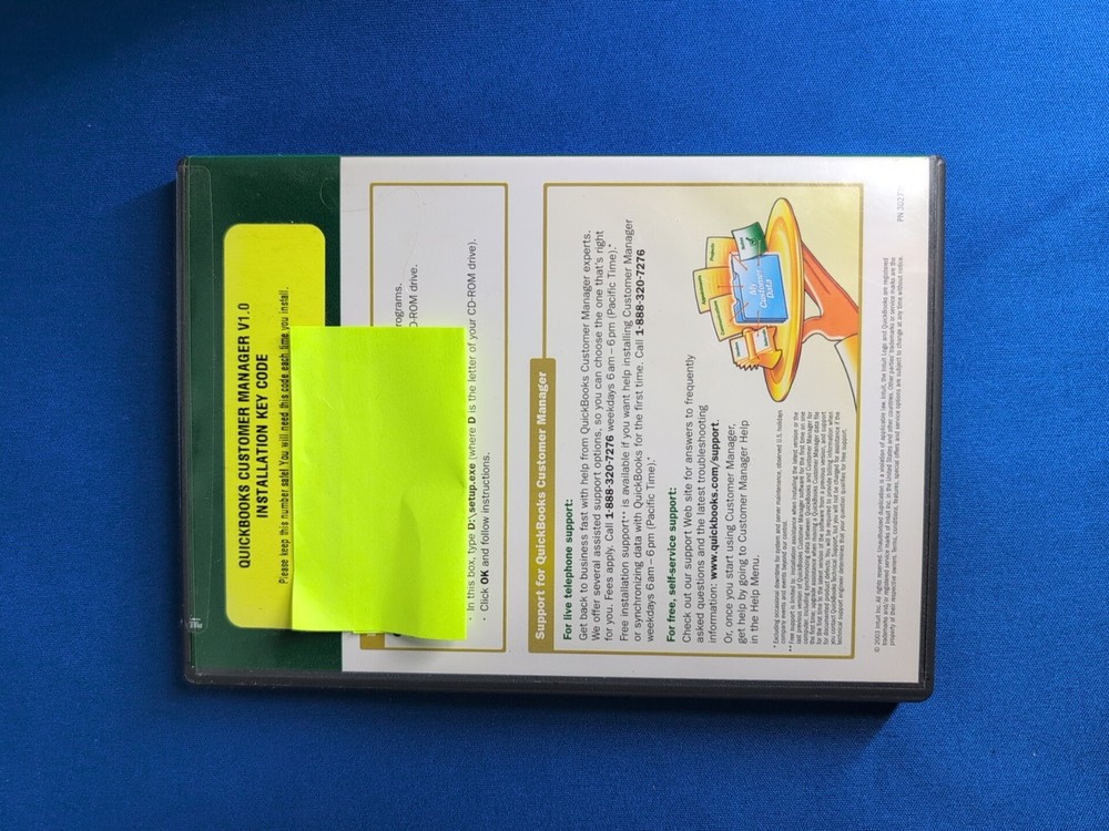 Quickbooks Customer Manager 2003 2004. With Installation Key