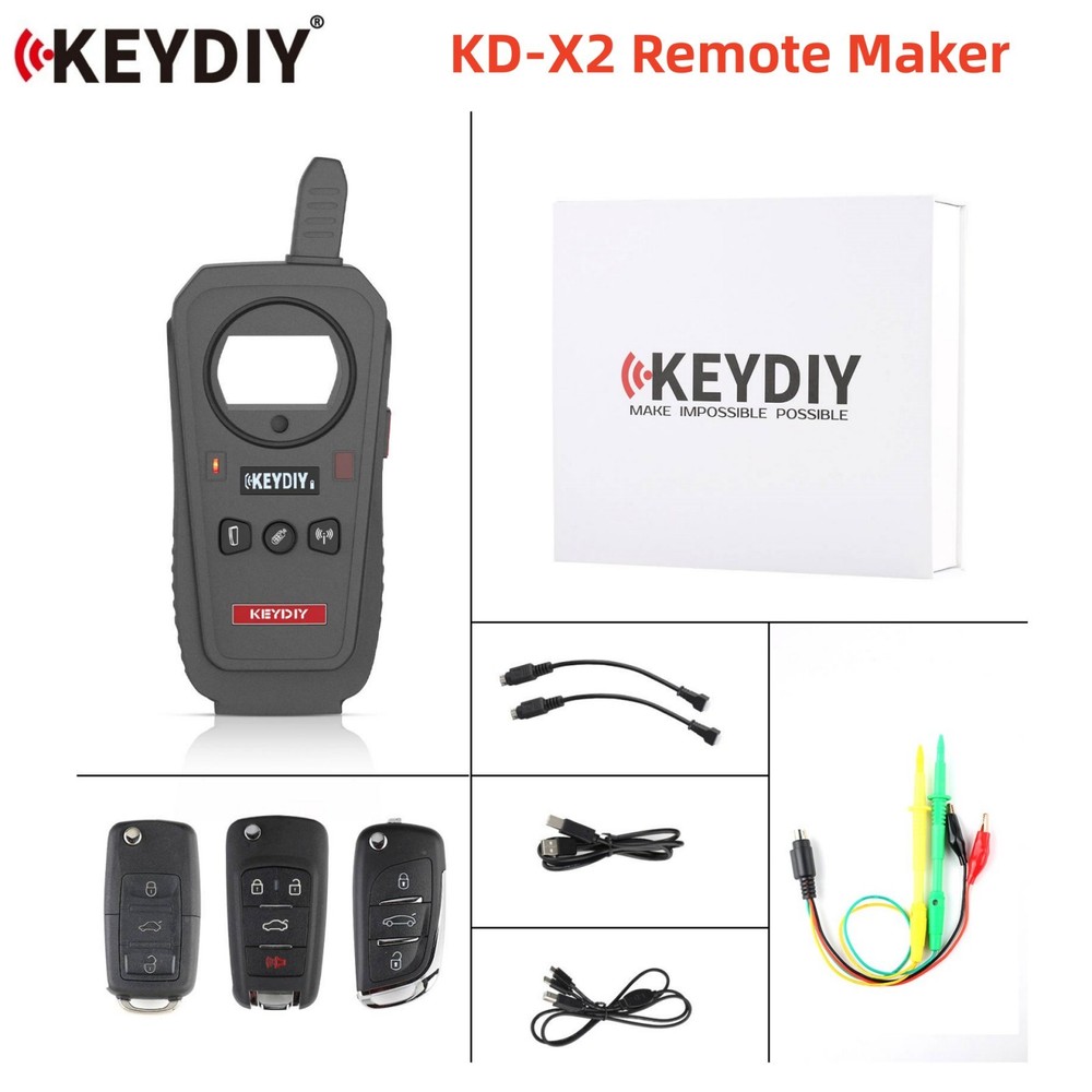 KEYDIY KD-X2 Remote Maker with 96bit 48 Transponder C.opy/ Chip Editing Function