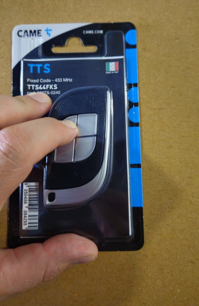 CAME 806TS-0240 TTS44FKS 4-Channel Remote Control 433.92 MHz Fixed Code.