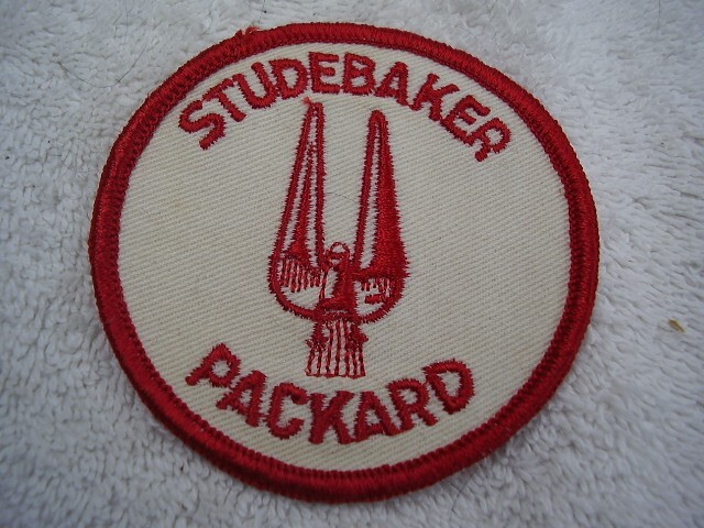 STUDEBAKER  PACKARD   JACKET  OR  HAT   PATCH