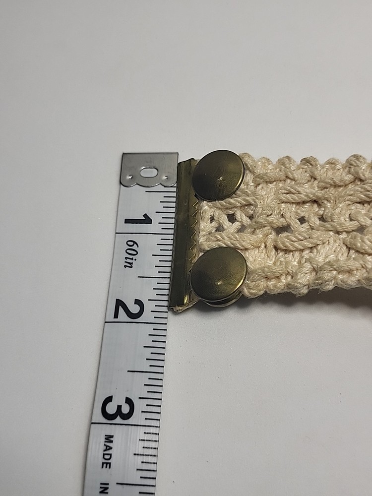 Crochet Double Snap Bracelet 1960's
