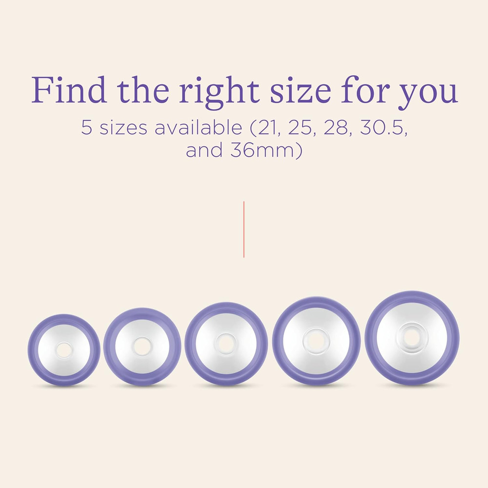Comfortfit Breast Pump Flanges, Size 21Mm, 2 Count