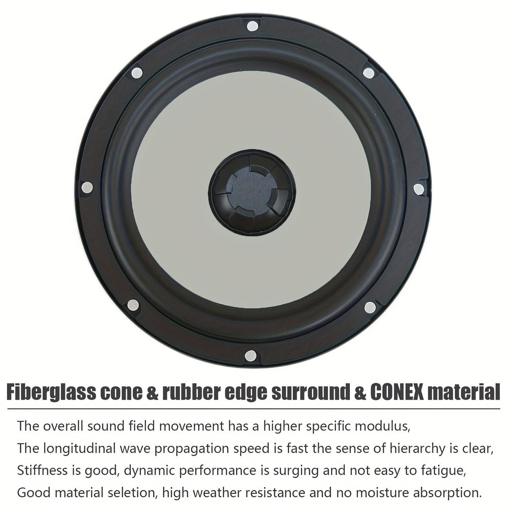 6.5 Inch 2 Way Active Component Speaker System 350W Max with External Crossovers