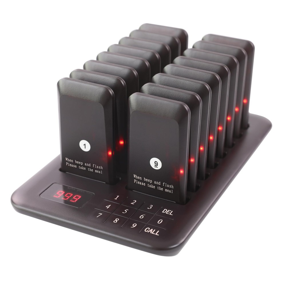 Restaurant Pager System, Pagers for Restaurants Wireless Calling System Touch...