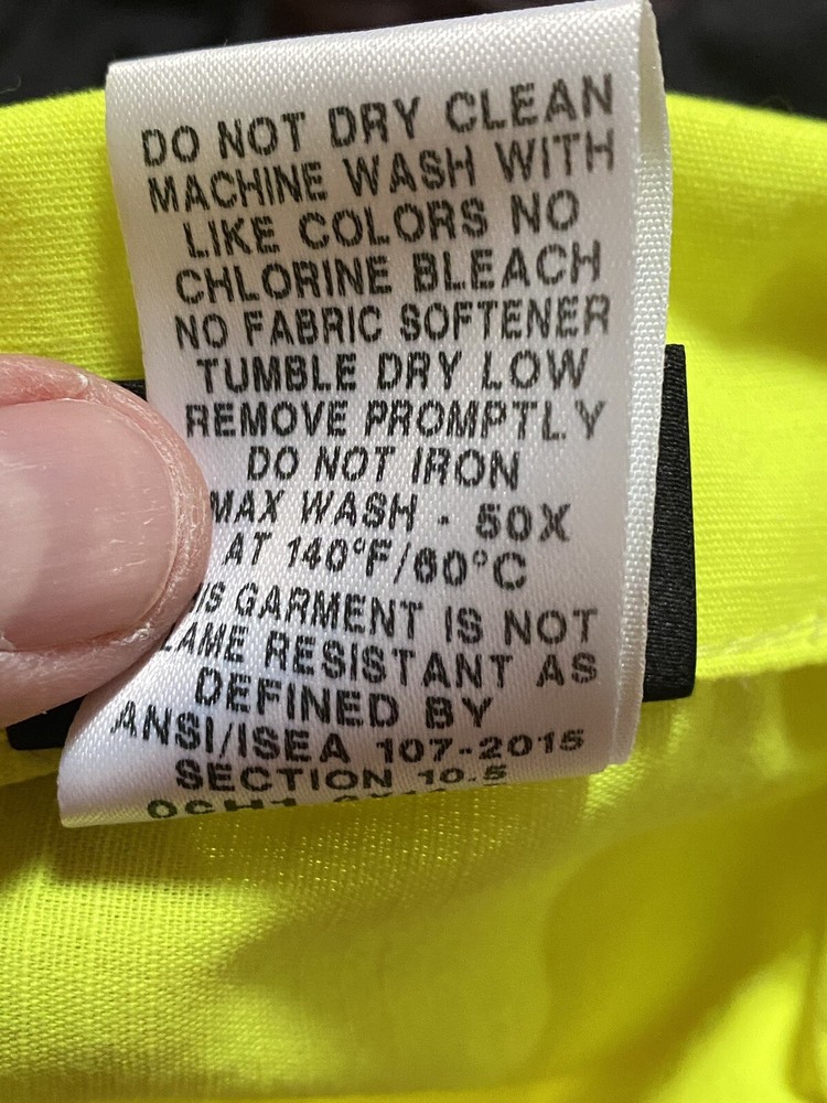 Red Kap Hi Vis Reflective Visibility Work Jacket Type R Class 3 Level 2 - Large