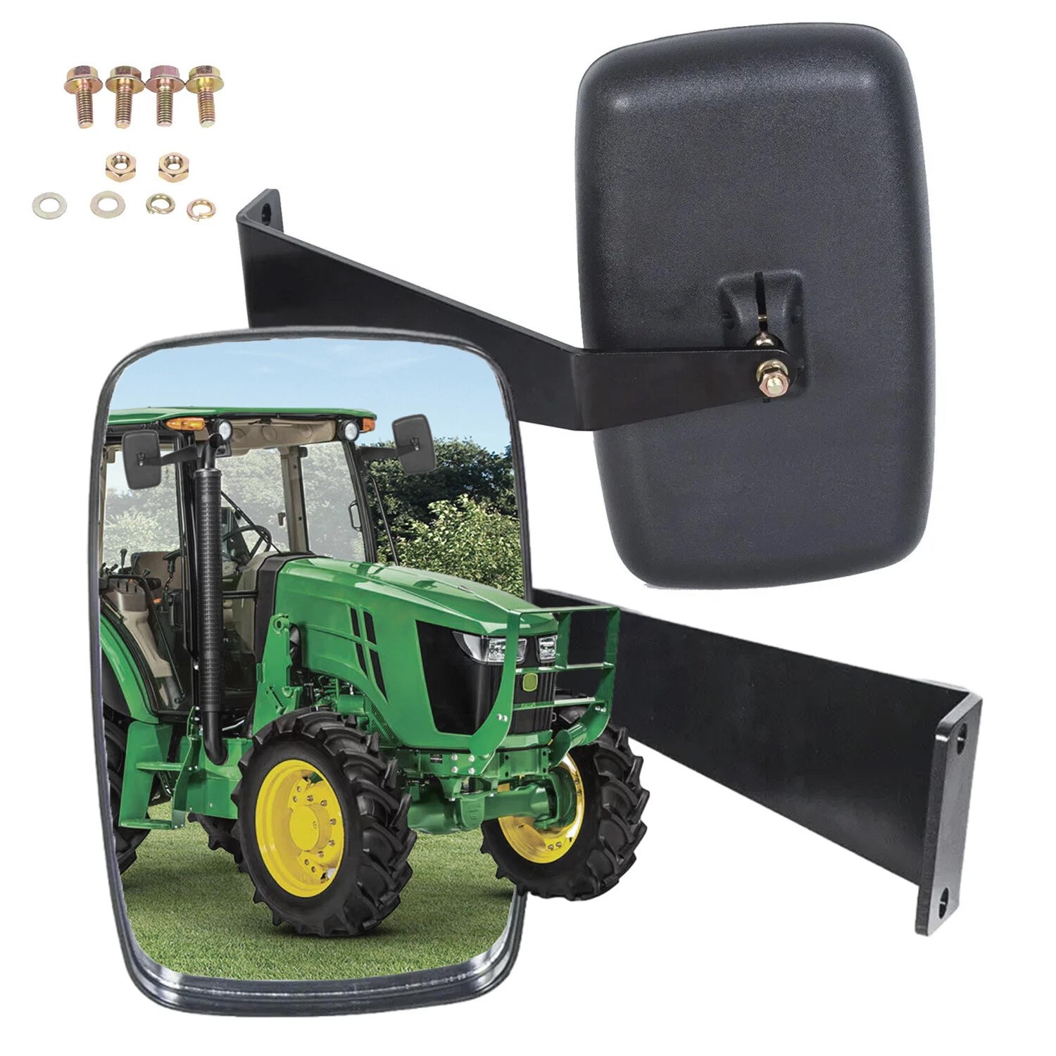For John Deere 5000 6000 Series Utility Tractor Rear View Side Mirrors#DM2455000