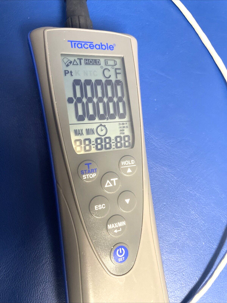 TRACEABLE 4132 Traceable Precision RTD Thermometer 41323780392 with RTD Probe