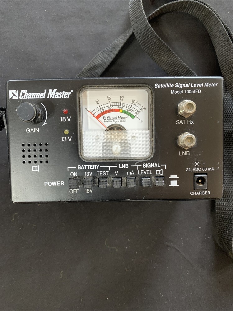 Channel Master Satellite Signal Level Meter Model 1005IFD Untested 🔥