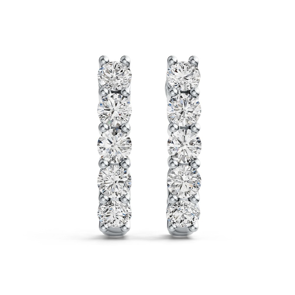 Sterling Silver Semi Mount Earrings Setting Round RD 3.5mm