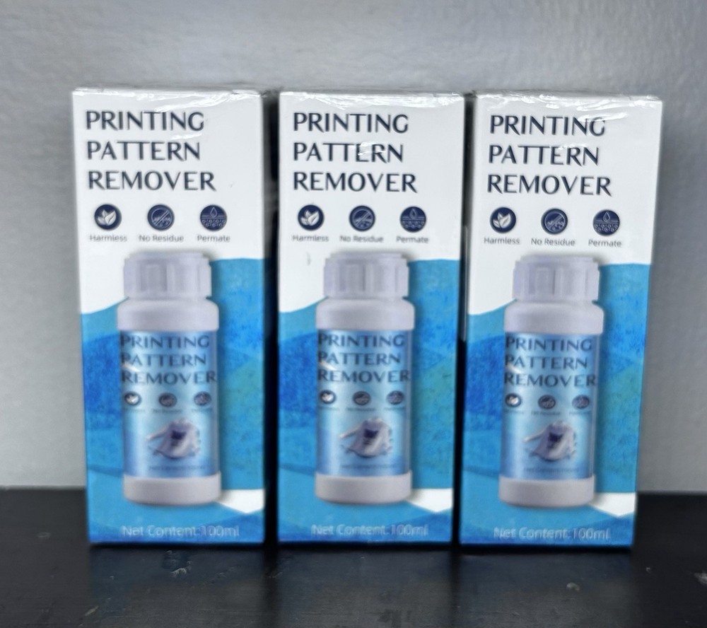 3 Heat Transfer Vinyl Letter Remover Screen Printing Pattern Dissolving Solution
