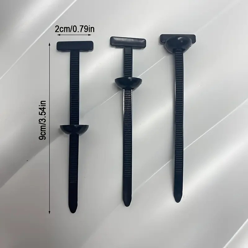 100pcs Heavy Duty Nylon Cable Ties UV Resistant Strong Zip Ties Set Self Locking