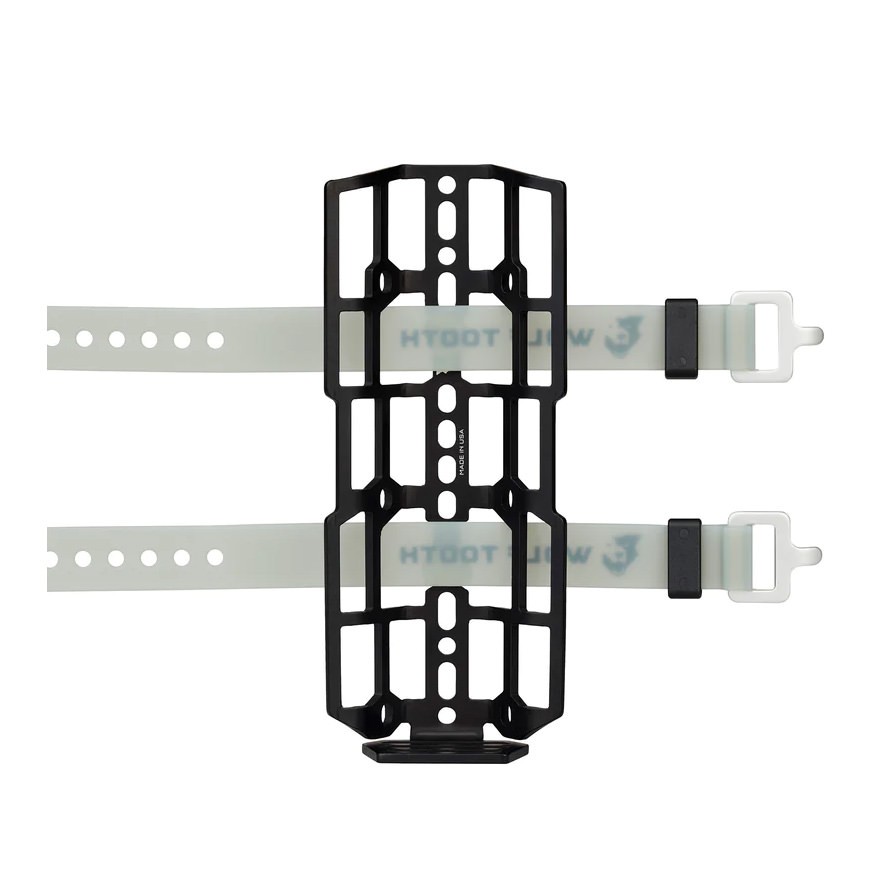 Wolf Tooth Components Morse Cargo Cage With 2 Straps, Black