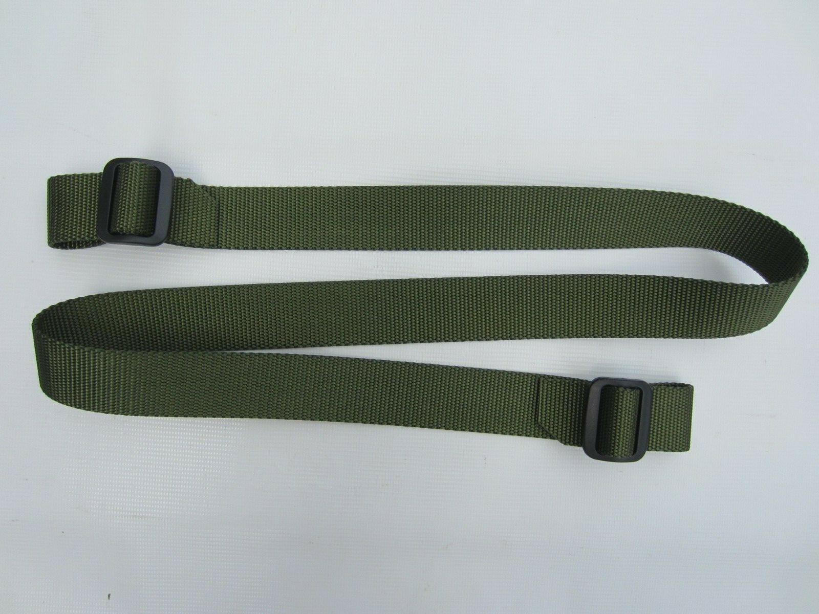 US MADE 1.25 1 1/4 in NYLON OD Green Black Tan Rifle Silent Sling Carry Strap