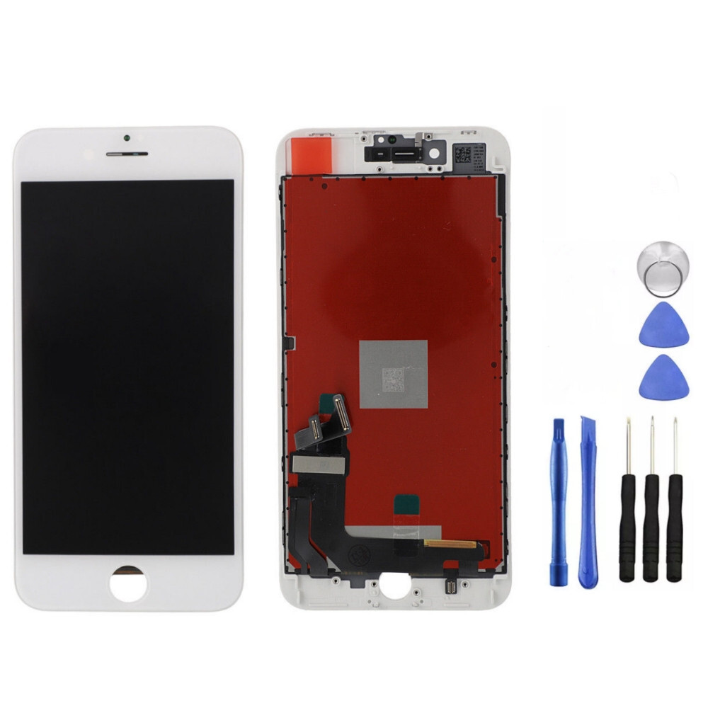 For iPhone 8 Plus White LCD Touch Screen Digitizer Display Assembly Replacement