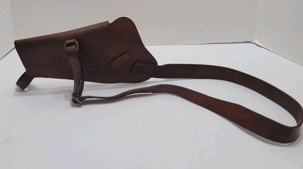 Vintage Leather Shoulder Holster Unmarked