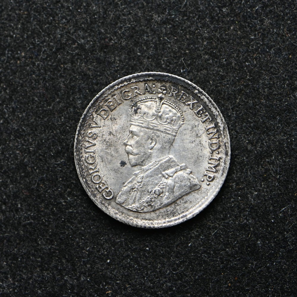 1920 Canada Five Cent Silver (bb16854)