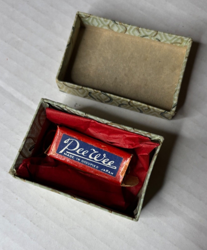 1940s PeeWee Harmonica - Occupied Japan -- With Original Packaging & Gift Box