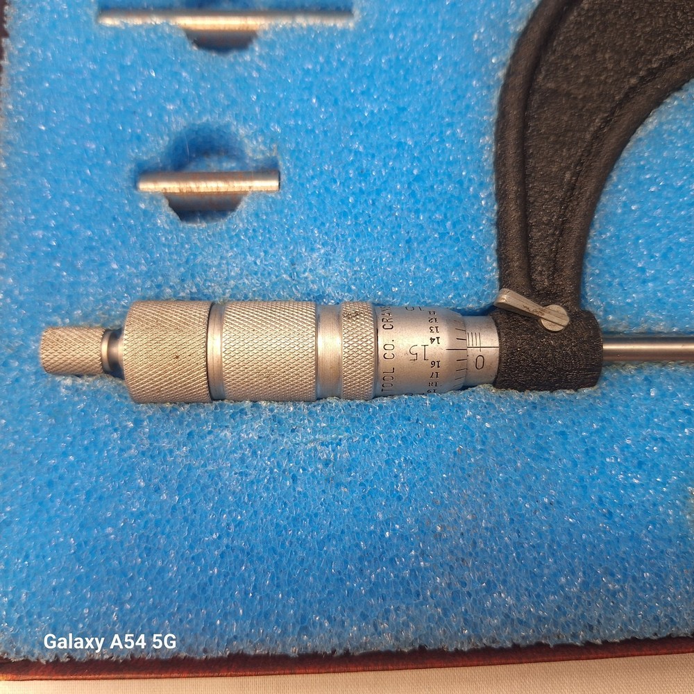 Micrometer Central Tool Co. Tool Set With Case