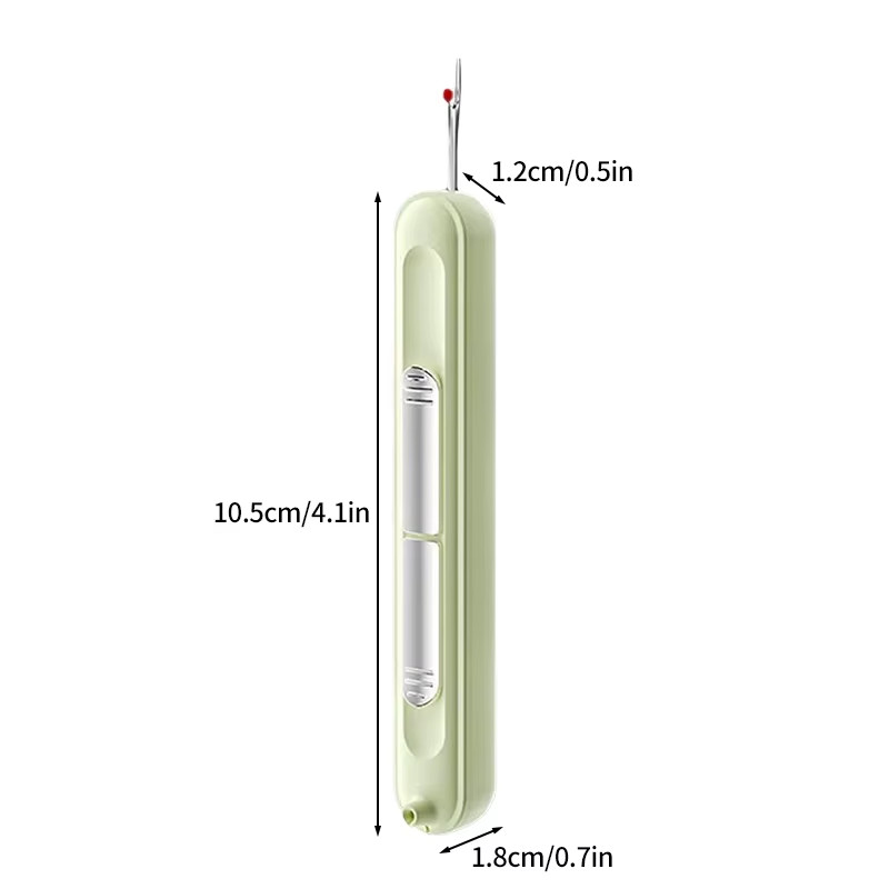 3 Pack Needle Threader, 2025 Upgraded Plug-In 2 in 1 Needle Threader Seam Ripper