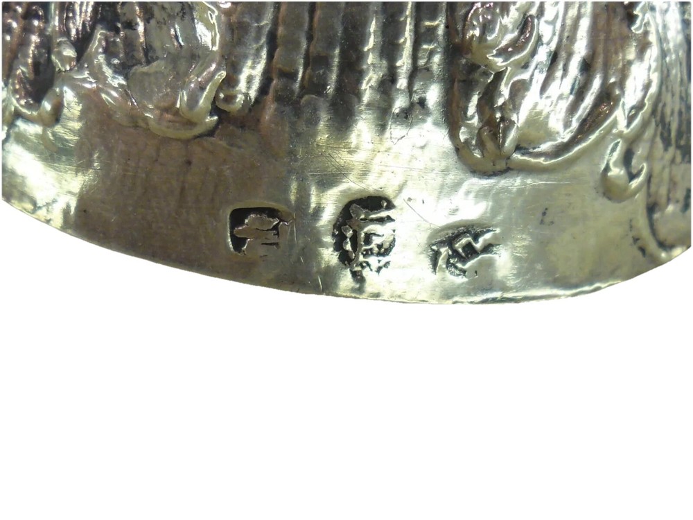 18th Century Austro-Hungarian Solid Silver Wine Taster