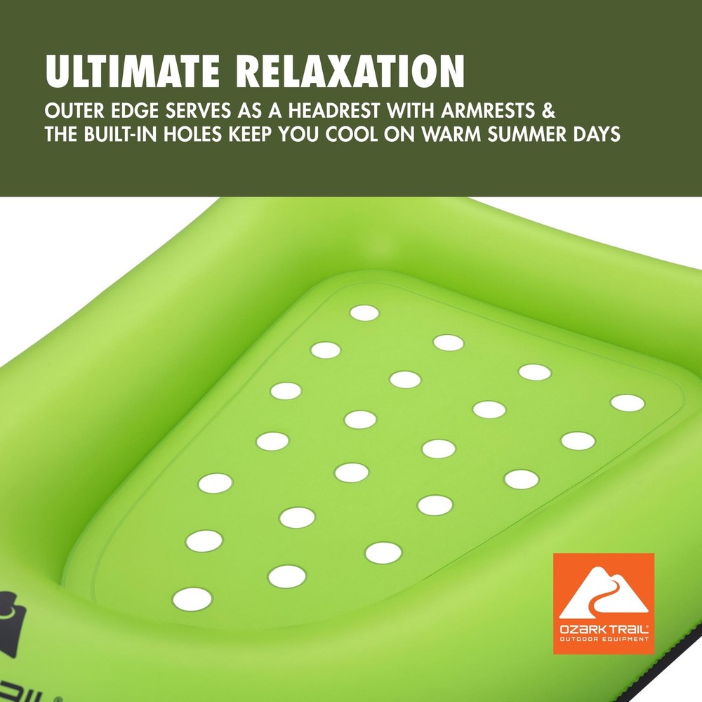 Easy Float Inflatable Lounge, Green