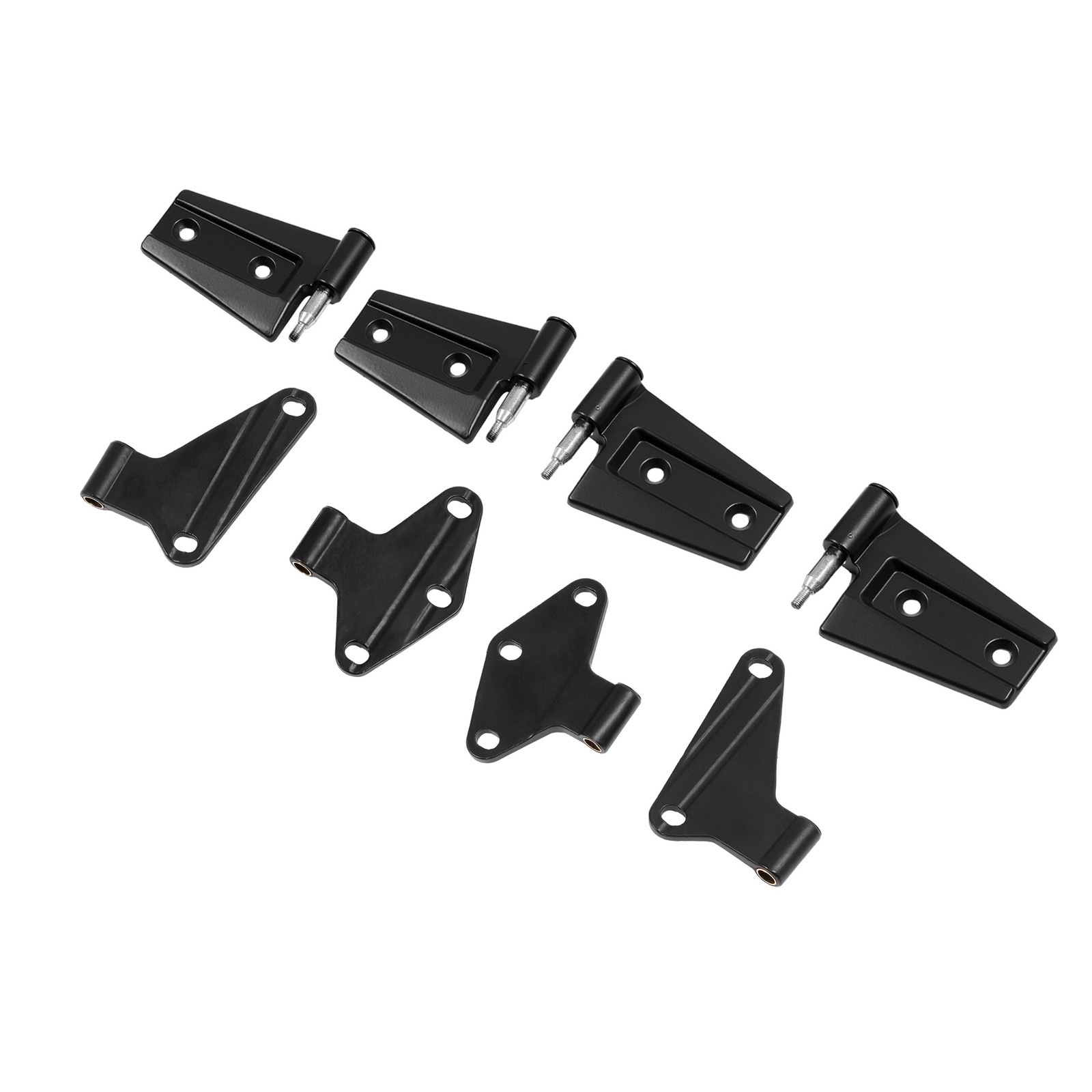 Body Door Hinges Replacement Steel Kit For 2007-2018 Jeep Wrangler JK Set of 8