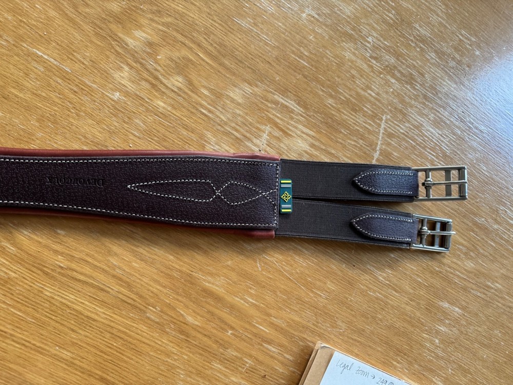 BNWT Devoucoux Allure Hunter Girth - 50" - 125 CM